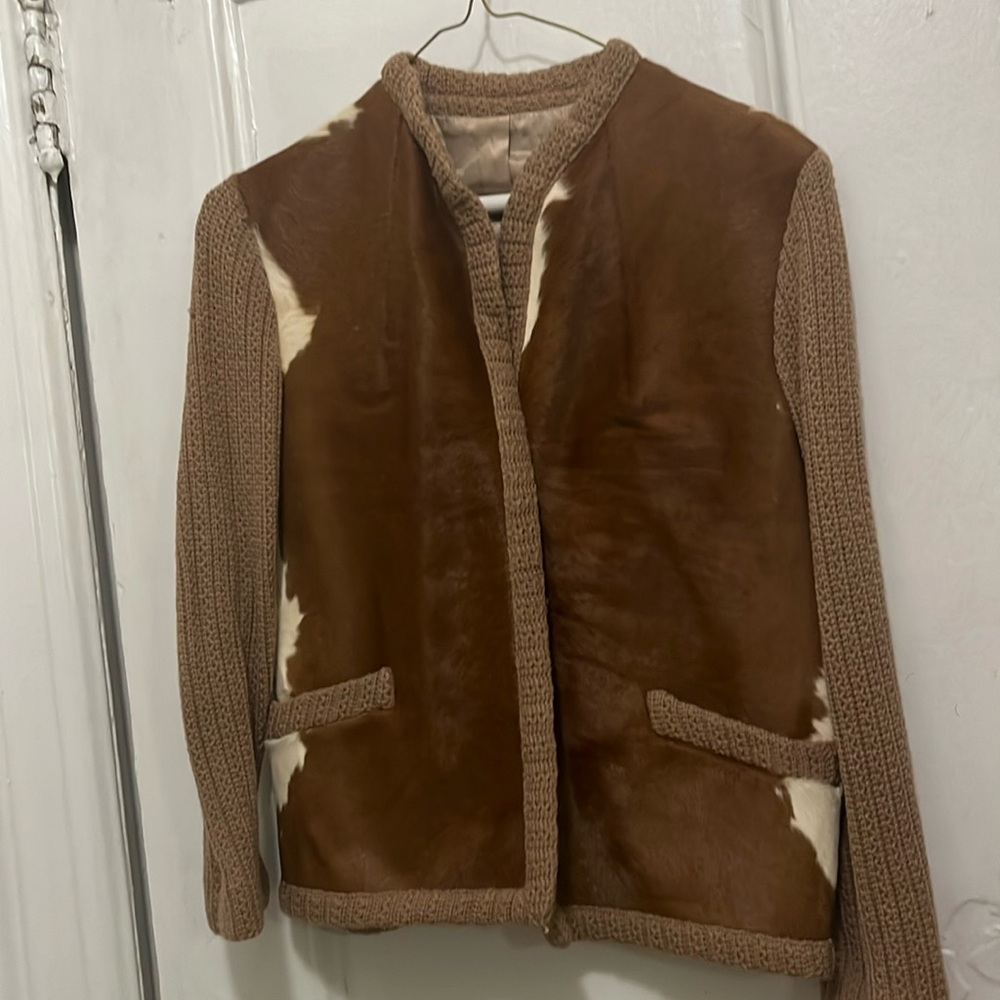 Vintage pony-hair jacket/cardigan